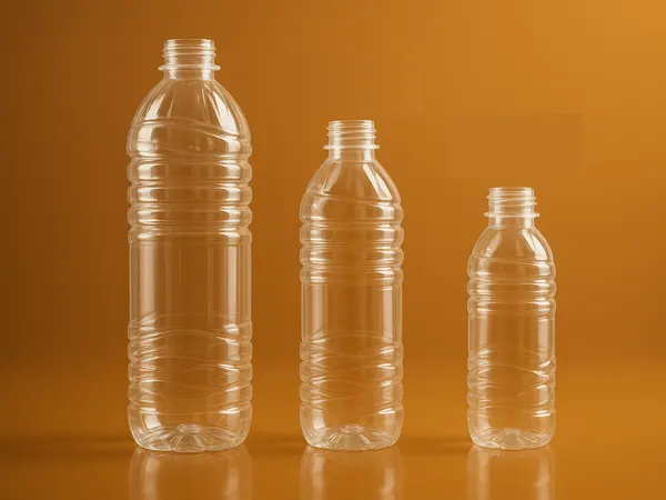 Round Bottle (Bisleri Style) PET bottle — 250ml, 500ml, 1000ml capacity, manufactured by Astr PET Industries